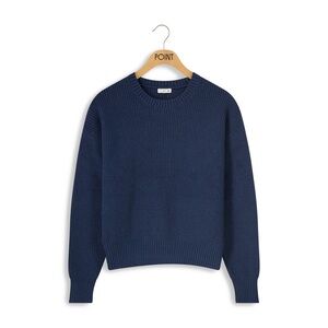 Point Chunky Crew Sweater